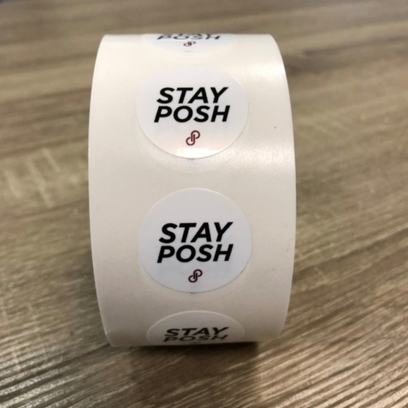 250 "Stay Posh" Wafer stickers - Picture 3 of 3